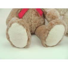 Set of 3 Brown Tan &amp; Cream Plush Children's Teddy Bear Stuffed Animal Toys 20"   